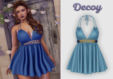 Decoy - Indira Dress: Aqua - Maitreya Lara + Petite, Meshbody Legacy, Inithium Kupra