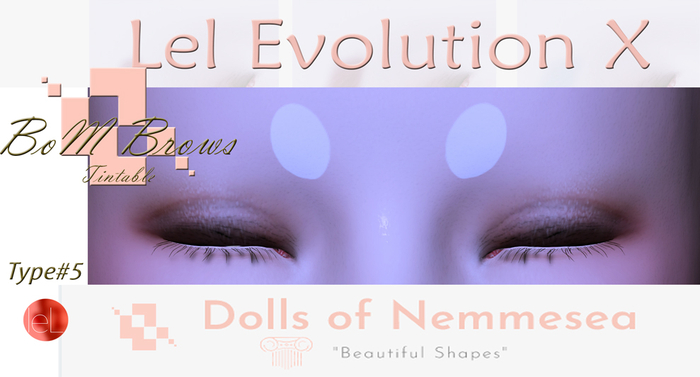 Nemmesea * Dolls Shapes * - Brows #5 (Lel Evo X) BOM