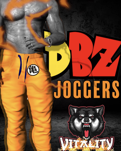 V!-DBZ Orange Joggers
