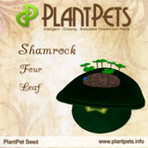 PlantPet Seed [Shamrock *Four Leaf*] rare elite Release Year 2011
