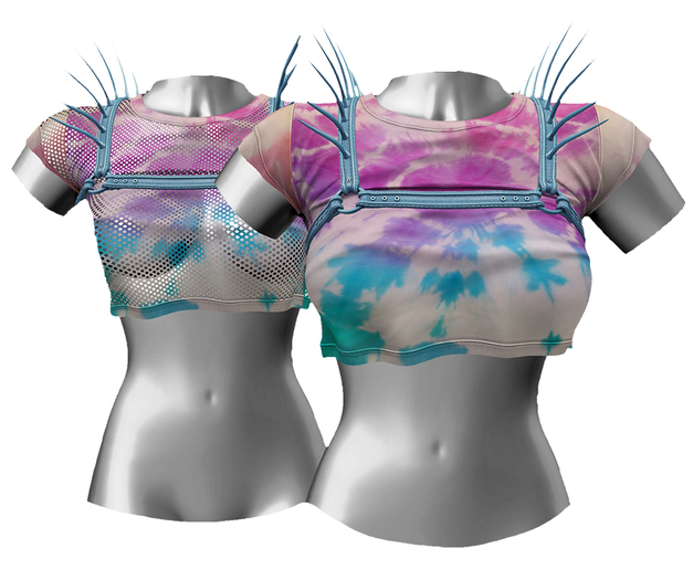 RIOT / Eilah Set - Pattern - Light Tie Dye