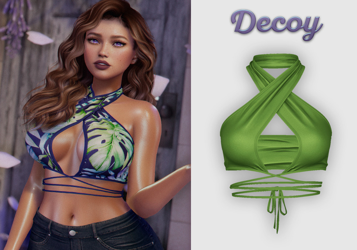 Decoy - Ramona Halter: Lime - Maitreya Lara + Petite, Meshbody Legacy, Belleza Freya, Inithium Kupra, Ebody Reborn