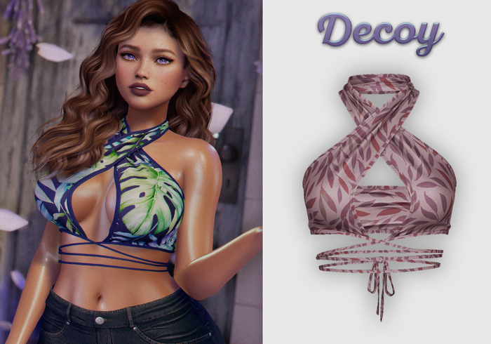 Decoy - Ramona Halter: Leaf Pink - Maitreya Lara + Petite, Meshbody Legacy, Belleza Freya, Inithium Kupra, Ebody Reborn