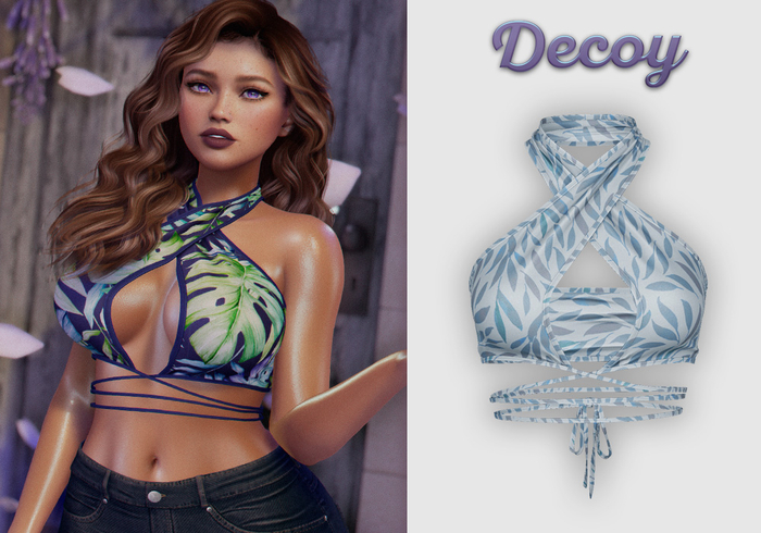 Decoy - Ramona Halter: Leaf Blue - Maitreya Lara + Petite, Meshbody Legacy, Belleza Freya, Inithium Kupra, Ebody Reborn