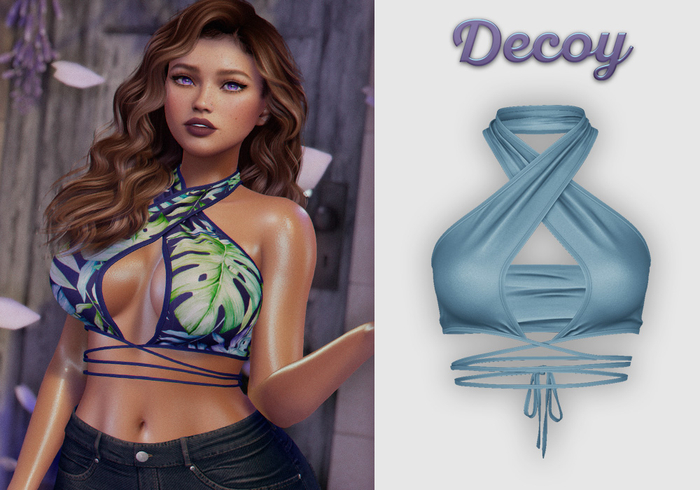 Decoy - Ramona Halter: Aqua - Maitreya Lara + Petite, Meshbody Legacy, Belleza Freya, Inithium Kupra, Ebody Reborn