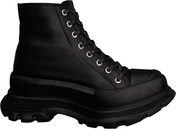 Kaiser - Tread Slick Boots Roughout Leather Black