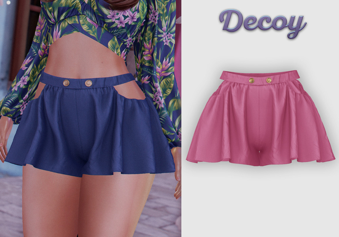 Decoy - Maggie Shorts: Pink - Maitreya Lara, Meshbody Legacy, Belleza Freya, Inithium Kupra