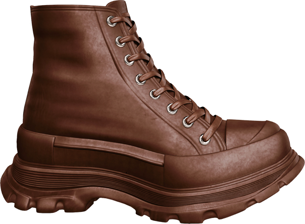 Kaiser - Tread Slick Boots Roughout Leather Chestnut