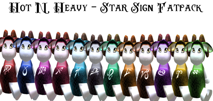 Hot N Heavy - Sheep Star Signs Fatpack