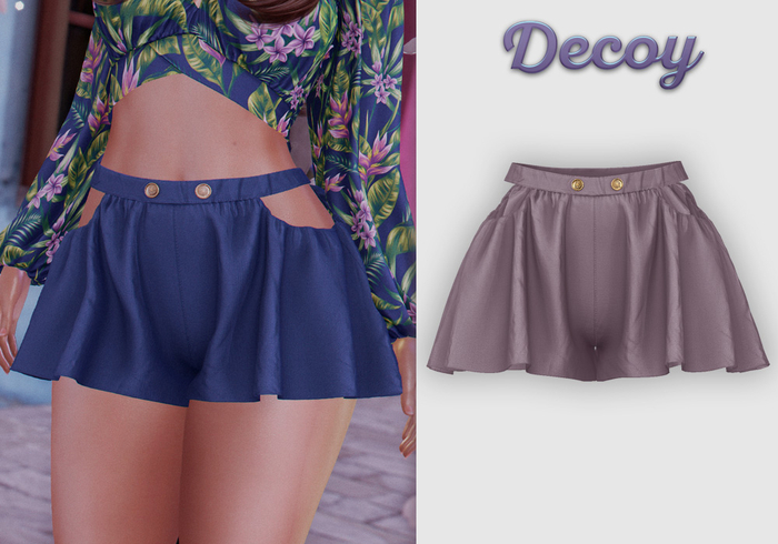 Decoy - Maggie Shorts: Mauve - Maitreya Lara, Meshbody Legacy, Belleza Freya, Inithium Kupra
