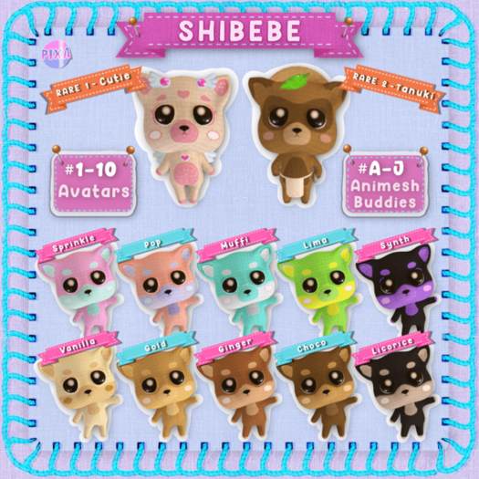 Pixa ~ Shibebe Tanuki 2 RARE