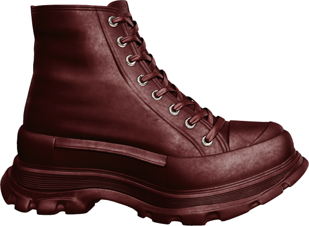 Kaiser - Tread Slick Boots Roughout Leather Mahogany