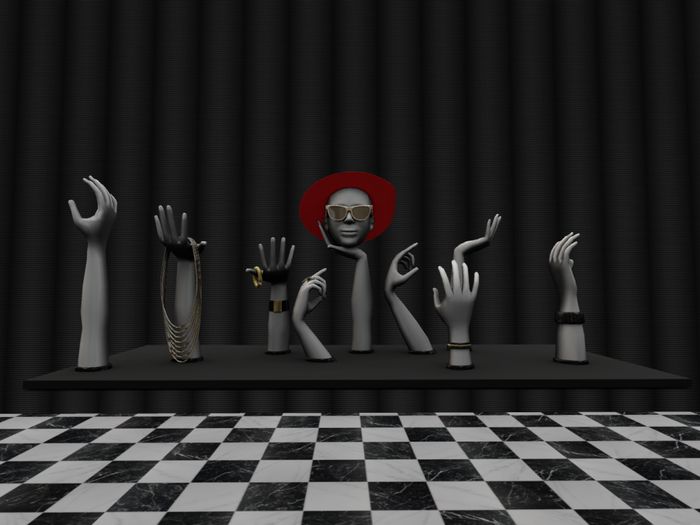 -David Heather-Hand Mannequin RARE