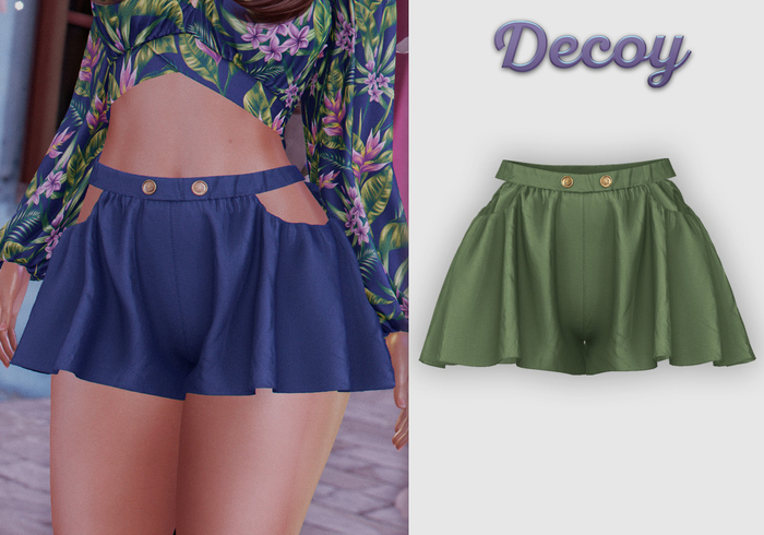 Decoy - Maggie Shorts: Kiwi - Maitreya Lara, Meshbody Legacy, Belleza Freya, Inithium Kupra