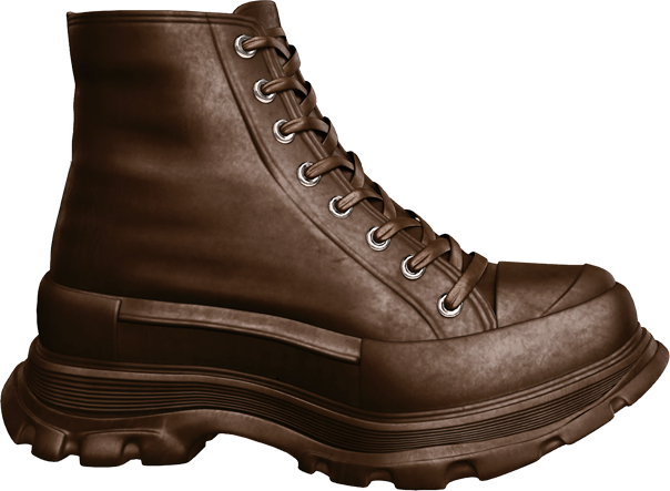 Kaiser - Tread Slick Boots Roughout Leather Rust Brown