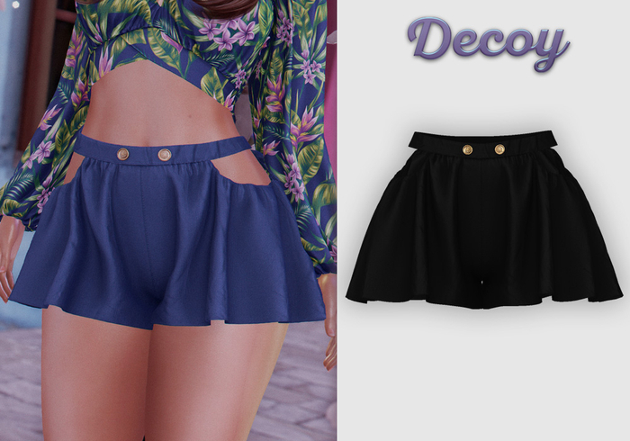 Decoy - Maggie Shorts: Black - Maitreya Lara, Meshbody Legacy, Belleza Freya, Inithium Kupra