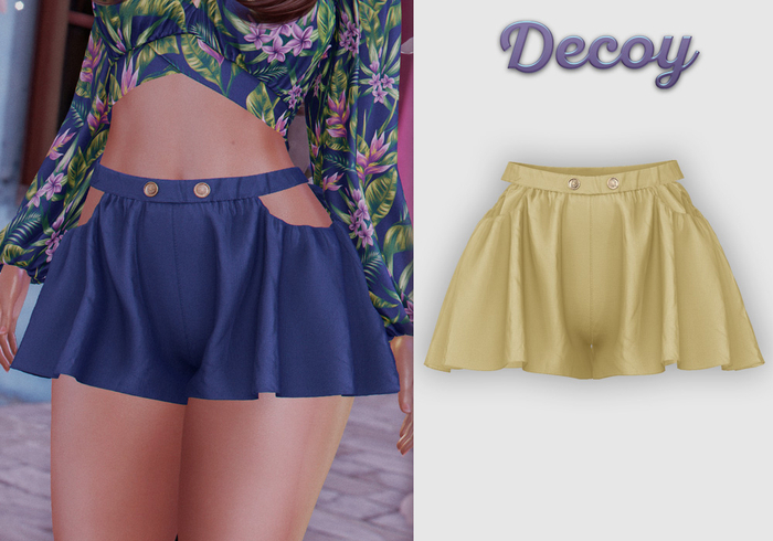 Decoy - Maggie Shorts: Banana - Maitreya Lara, Meshbody Legacy, Belleza Freya, Inithium Kupra