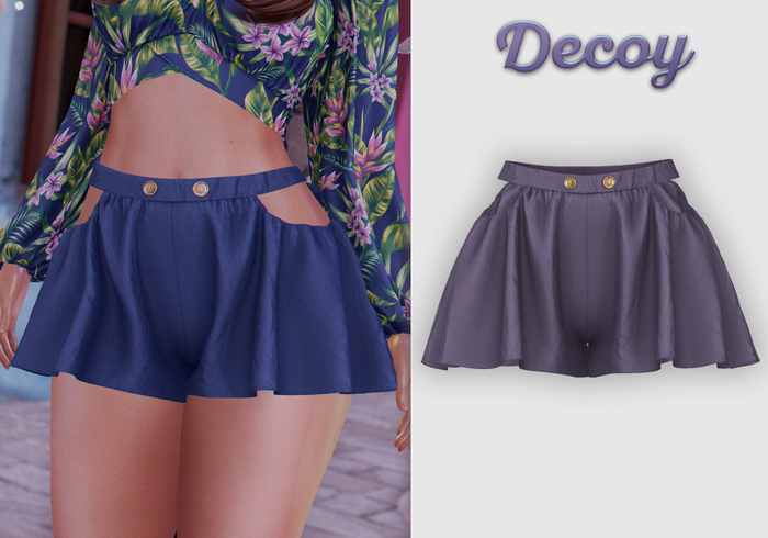 Decoy - Maggie Shorts: Ash Purple - Maitreya Lara, Meshbody Legacy, Belleza Freya, Inithium Kupra