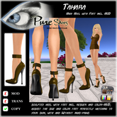 << PURE >> Pure Shoes - Tamara in Chocolate [inworld price 99L$]