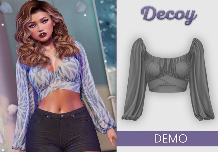 Decoy - Maggie Crop Top: SE DEMO  - Maitreya Lara + Petite, Meshbody Legacy, Belleza Freya, Inithium Kupra