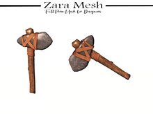 Zara Mesh - Weapons - Primitive Stone Axe - FULL PERM MESH