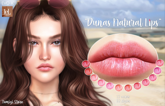 Temizi Store "Dunas Natural Lips" (LeLUTKA EVO X - Evolution)