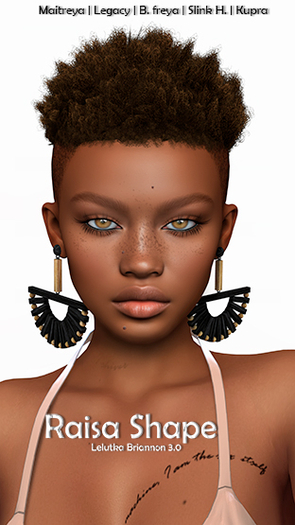 - LABEL - Raisa Shape- Lelutka Briannon 3.0 [M-L-F-S-K]