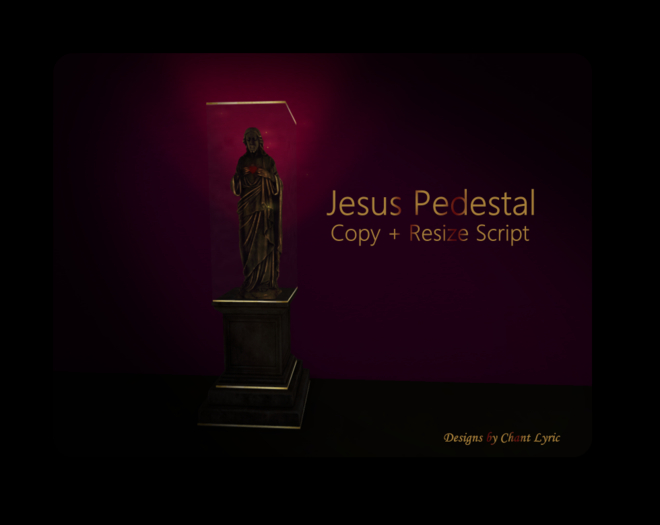 JESUS Pedestal Statue