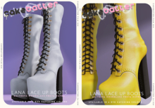cakebatter / lana boots / lemon / ADD ME