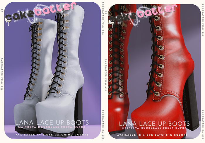 cakebatter / lana boots / cherry / ADD ME