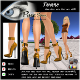 << PURE >> Pure Shoes - Tamara in Copper [inworld price 99L$]