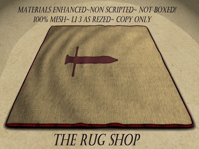 Broad Sword Heraldic rug [Copy]