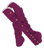 The Annex - Ripley Leg Warmer Spats - Wine