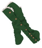The Annex - Ripley Leg Warmer Spats - Green
