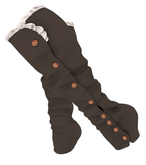 The Annex - Ripley Leg Warmer Spats - Brown