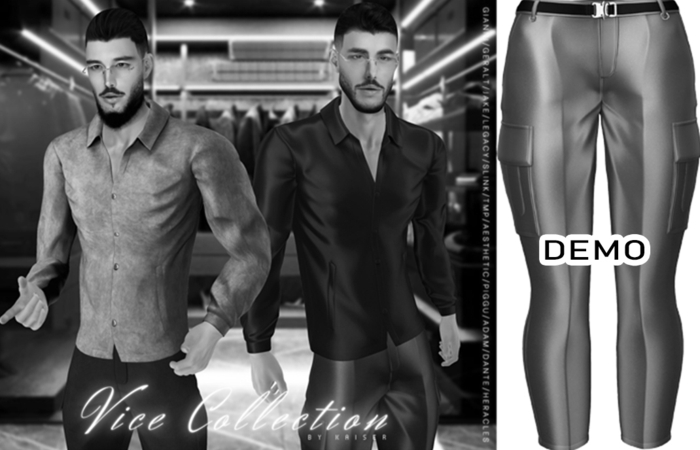 Kaiser - High-Rise Pants Satin Fatpack DEMO