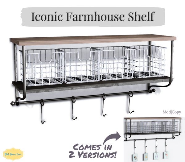 {OBD} Iconic Farmhouse Shelf 