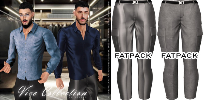 Kaiser - High-Rise Pants Suede + Satin Fatpack