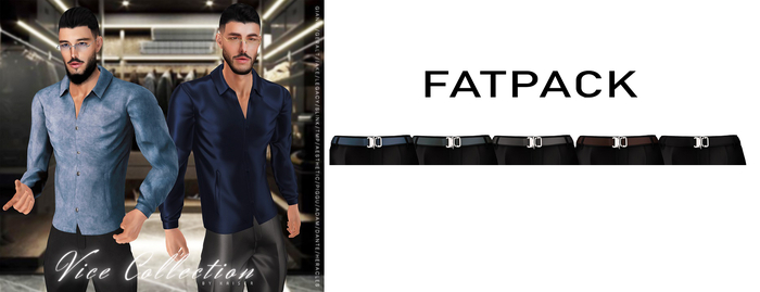 Kaiser - Leather Buckle Belt Fatpack