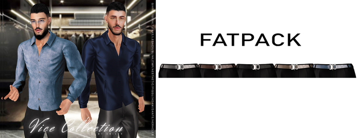 Kaiser - Roughout Leather Buckle Belt Fatpack