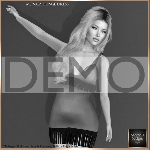 SAS - DEMO Monica Fringe Dress (MB)