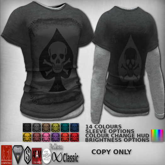 *DCDM* D-Shirt: Skulls (Add)