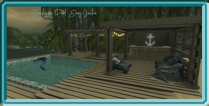 Amelia's- "Beachside Pool Days" Gacha-Stool/Sun