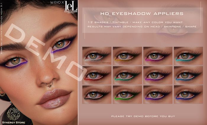 DEMO [SYN] - HD Eyeshadow Cairns LELUTKA EVO/EVO X