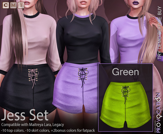[Provocation] Jess Skirt-Green
