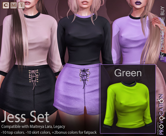 [Provocation] Jess top-Green