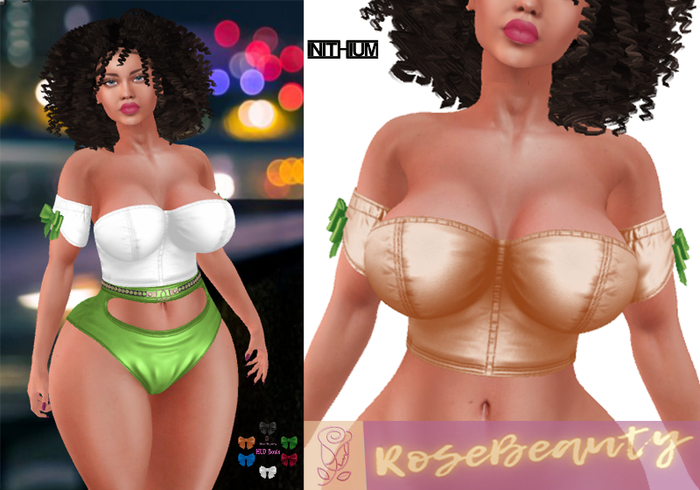 ~*~ RoseBeauty ~*~TOP "Coquette"_ KUPRA Original/Brown