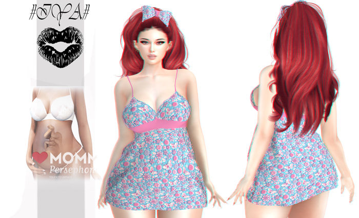 #IYA# DRESS $ BOW - 1A -V LOVEMOMMA