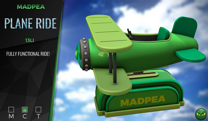 MadPea Plane Ride