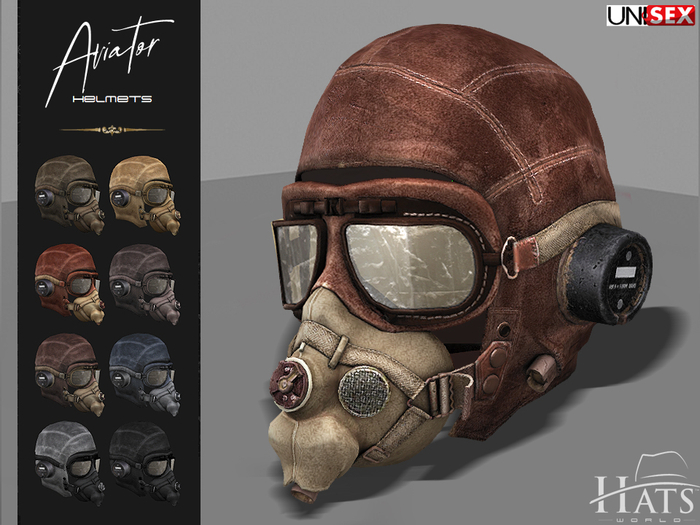 [HW] VINTAGE AVIATOR HELMET